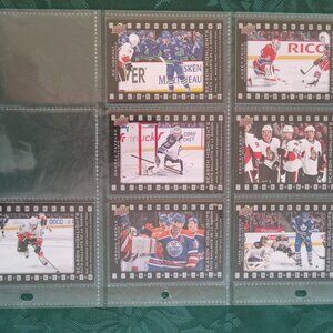 Sleeve of 7 Upper Deck Season Highlights hockey cards #SH1-SH-7